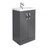 Apollo2 505mm Gloss Grey Floor Standing Vanity Unit