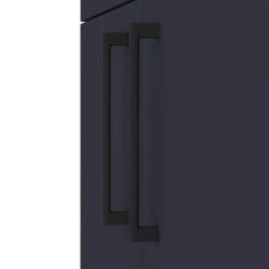 Arezzo 500 Matt Blue Floor Standing Vanity Unit with Matt Black Handles -Freestanding Vanity Units Shop AZB5FSVBK d2 460