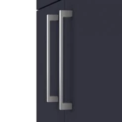 Arezzo 500 Matt Blue Floor Standing Vanity Unit with Chrome Handles -Freestanding Vanity Units Shop AZB5FSVCH d2 460