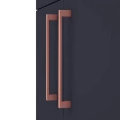 Arezzo 600 Matt Blue Floor Standing Vanity Unit with Rose Gold Handles 7 Arezzo 600 Matt Blue Floor Standing Vanity Unit with Rose Gold Handles -Freestanding Vanity Units Shop AZB6FSVRG d2 460