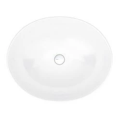 Arezzo Countertop Basin Unit - Grey with Black Handles - 600mm inc. Basin -Freestanding Vanity Units Shop AZGFSMB410 d3 460