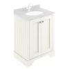 Bayswater Pointing White 600mm 2 Door Basin Cabinet Only