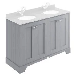Bayswater Plummett Grey 1200mm 4 Door Basin Cabinet Only