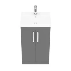 Brooklyn 500 Gloss Grey Floor Standing Vanity Unit with Thin-Edge Basin 11 Brooklyn 500 Gloss Grey Floor Standing Vanity Unit with Thin-Edge Basin -Freestanding Vanity Units Shop BFS5GGTE d7 460