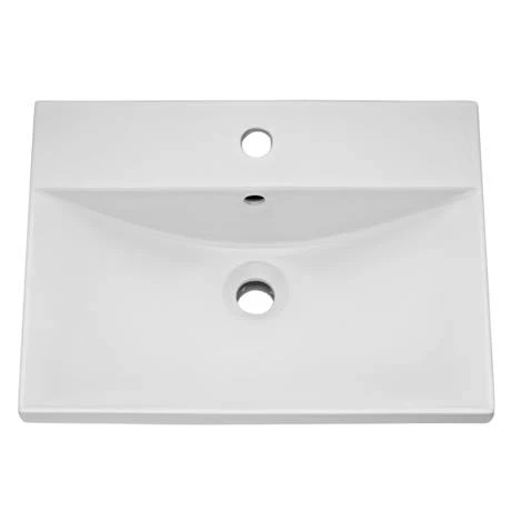 Brooklyn 500 Natural Oak Floor Standing Vanity Unit with Thin-Edge Basin 2 Brooklyn 500 Natural Oak Floor Standing Vanity Unit with Thin-Edge Basin - Image 2