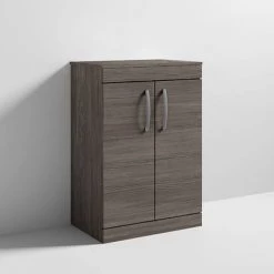 Brooklyn Floor Standing Countertop Vanity Unit - Grey Avola - 605mm with Chrome Handles 7 Brooklyn Floor Standing Countertop Vanity Unit - Grey Avola - 605mm with Chrome Handles -Freestanding Vanity Units Shop BFS6WTG nd3 460