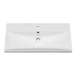 Brooklyn 800 Grey Mist Floor Standing Vanity Unit with Thin-Edge Basin -Freestanding Vanity Units Shop BFS8GMTE d1 460