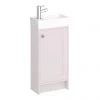 Bromley Traditional Pink Cloakroom Vanity Unit (inc. Ceramic Basin)