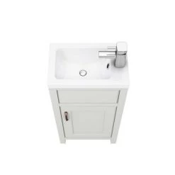 Chatsworth Traditional Grey Small Vanity - 400mm Wide -Freestanding Vanity Units Shop C400GRY nd1 460
