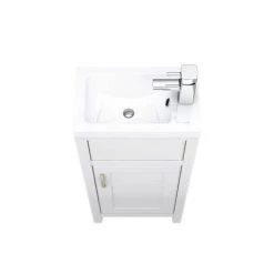 Chatsworth Traditional White Small Vanity - 400mm Wide 9 Chatsworth Traditional White Small Vanity - 400mm Wide -Freestanding Vanity Units Shop C400WHT n d1 460