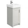Chatsworth Traditional Grey Vanity - 425mm Wide
