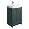 Chatsworth Traditional Green Vanity - 560mm Wide