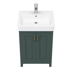 Chatsworth Traditional Green Vanity - 560mm Wide 11 Chatsworth Traditional Green Vanity - 560mm Wide -Freestanding Vanity Units Shop C560GRN d5 460