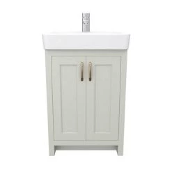 Chatsworth Traditional Grey Vanity - 560mm Wide -Freestanding Vanity Units Shop C560GRY D5 460