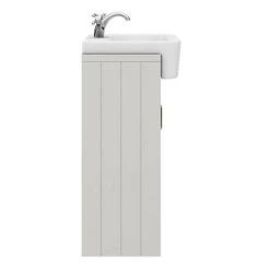 Chatsworth Traditional Grey Semi-Recessed Vanity - 600mm Wide 11 Chatsworth Traditional Grey Semi-Recessed Vanity - 600mm Wide -Freestanding Vanity Units Shop C600SRGRY D5 460