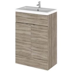 Hudson Reed Fusion Driftwood 605x360mm Vanity Unit & Basin