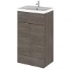 Hudson Reed Fusion Grey Avola 505x360mm Vanity Unit & Basin
