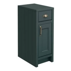 Chatsworth Traditional Green Double Basin Vanity + Cupboard Combination Unit -Freestanding Vanity Units Shop CGRN142PK d6 460