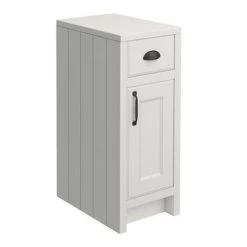 Chatsworth Traditional Grey Double Basin Vanity + Cupboard Combination Unit with Matt Black Handles 7 Chatsworth Traditional Grey Double Basin Vanity + Cupboard Combination Unit with Matt Black Handles -Freestanding Vanity Units Shop CGRY142PKMB d3 460