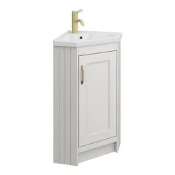 Chatsworth Traditional Grey Corner Vanity Unit -Freestanding Vanity Units Shop CHATCRNGRY d3 460