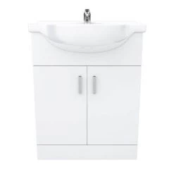 Cove White 650mm Vanity Unit (Flat Packed) -Freestanding Vanity Units Shop CV650FP d3 460