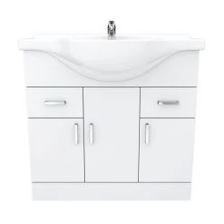 Cove White 850mm Vanity Unit -Freestanding Vanity Units Shop CV850 D5 460