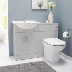 Cove Light Grey 550mm Vanity Unit -Freestanding Vanity Units Shop CVG550 d3 460