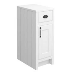 Chatsworth Traditional White Double Basin Vanity + Cupboard Combination Unit with Matt Black Handles 7 Chatsworth Traditional White Double Basin Vanity + Cupboard Combination Unit with Matt Black Handles -Freestanding Vanity Units Shop CWHT142PKMB d3 460