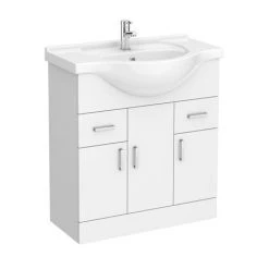Cove White 750mm Vanity Unit