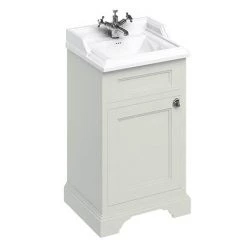 Burlington 50cm Freestanding Cloakroom Vanity Unit & Basin - Sand