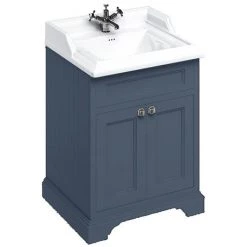 Burlington 65 2-Door Vanity Unit & Classic Basin - Blue