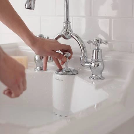 Burlington 65 2-Door Vanity Unit & Classic Invisible Overflow/Waste Basin (Classic Grey - 2 Tap Hole) 4 Burlington 65 2-Door Vanity Unit & Classic Invisible Overflow/Waste Basin (Classic Grey - 2 Tap Hole) - Image 4