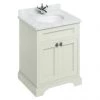 Burlington 65 2-Door Vanity Unit & Minerva Worktop with Basin - Sand