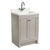 Roper Rhodes Hampton 600mm Underslung Basin Unit with Worktop & Basin - Mocha