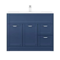 Keswick Blue 1015mm Traditional Floorstanding Vanity Unit -Freestanding Vanity Units Shop KES BLU 100 D3 460