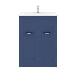 Keswick Blue 620mm Traditional Floorstanding Vanity Unit -Freestanding Vanity Units Shop KES BLU 620 D3 460