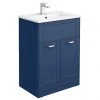 Keswick Blue 620mm Traditional Floorstanding Vanity Unit