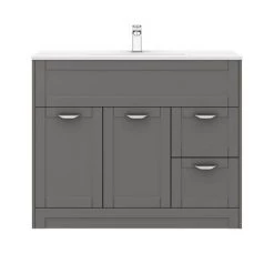 Keswick Grey 1015mm Traditional Floorstanding Vanity Unit 9 Keswick Grey 1015mm Traditional Floorstanding Vanity Unit -Freestanding Vanity Units Shop KES GRY 100 D3 460