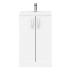 Pallas 500 Modern Gloss White Floor Standing Vanity Unit -Freestanding Vanity Units Shop PAL006E d4 460