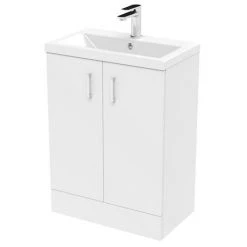 Pallas 600 Modern Gloss White Floor Standing Vanity Unit 9 Pallas 600 Modern Gloss White Floor Standing Vanity Unit -Freestanding Vanity Units Shop PAL027E d3 460