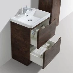 Monza Chestnut 600mm Wide Floor Standing Vanity Unit -Freestanding Vanity Units Shop RC600FS D5 460