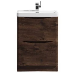 Monza Chestnut 600mm Wide Floor Standing Vanity Unit -Freestanding Vanity Units Shop RC600FS d1 460