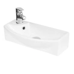 Arezzo Matt Grey 450mm 1TH Floor Standing Cloakroom Vanity Unit 7 Arezzo Matt Grey 450mm 1TH Floor Standing Cloakroom Vanity Unit -Freestanding Vanity Units Shop RH BASIN 460