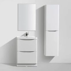 Monza White Ash 600mm Wide Floor Standing Vanity Unit 7 Monza White Ash 600mm Wide Floor Standing Vanity Unit -Freestanding Vanity Units Shop Ronda White Ash 600mm Wide Floor Standing Vanity Unit d3 460
