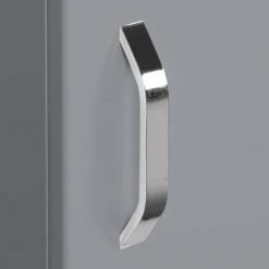 Valencia Perla Floor Standing Cloakroom Vanity (Gloss Grey - 450mm Wide) 8 Valencia Perla Floor Standing Cloakroom Vanity (Gloss Grey - 450mm Wide) -Freestanding Vanity Units Shop VPFSGG45 d3 460